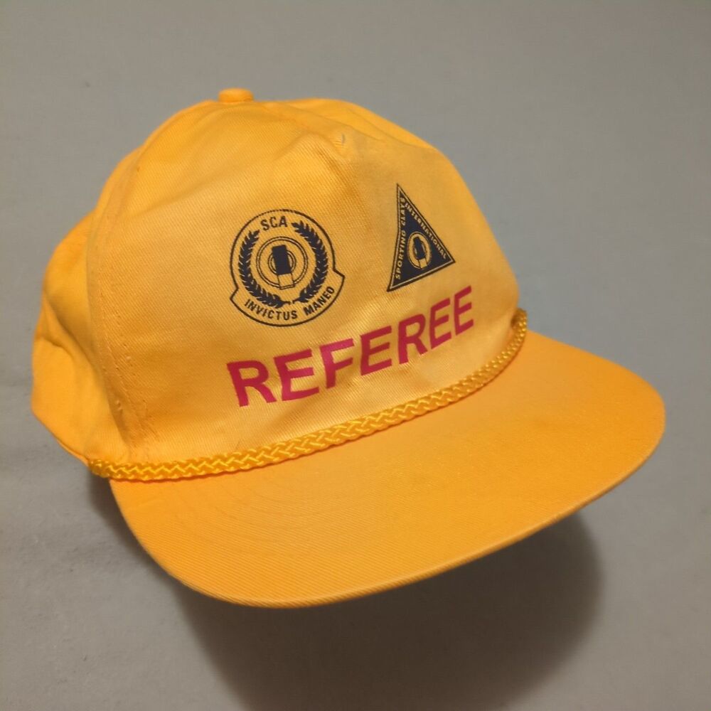 Vintage Sporting Clays International Referee Yellow Rope Hat TI Bangladesh - Picture 2 of 6